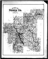 Noble County Outline Map